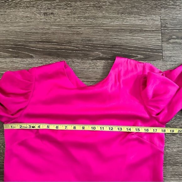 Milly Stretch Silk Carina Draped Long-Sleeve Dress New - Picture 9 of 9